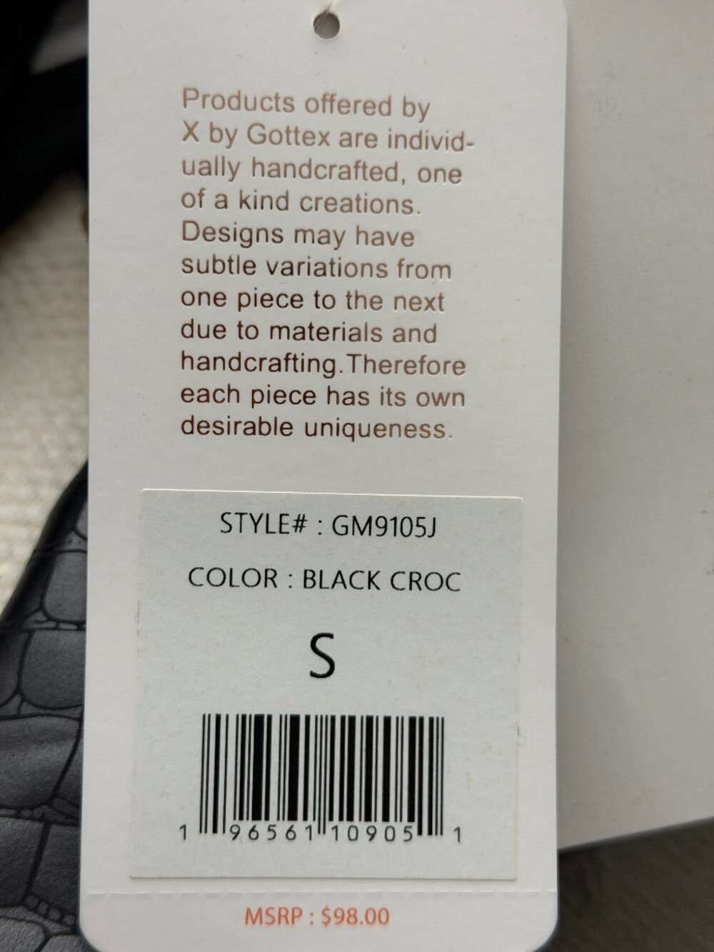 X by Gottex Line Jacket in a black crocodile pattern - Picture 12 of 12